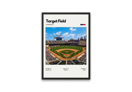 Target Field Poster - Home of The Minnesota Twins