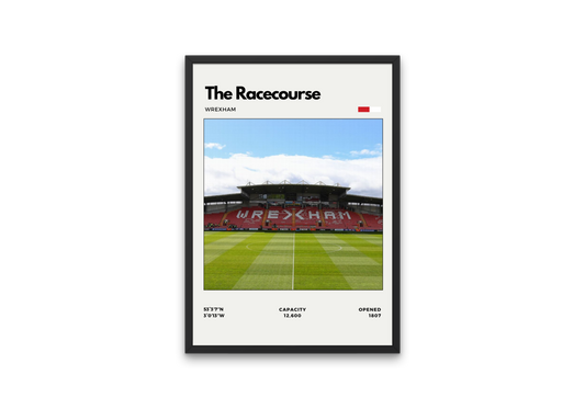 The Racecourse Stadium Poster – Home of Wrexham AFC