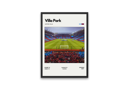 Villa Park Poster - Home of Aston Villa Football Club